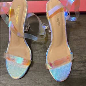 Fashion Nova Iridescent Women's Heels